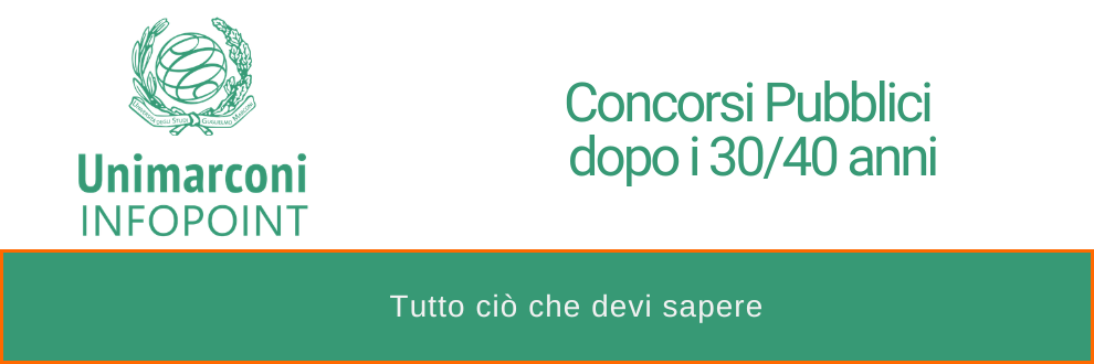 concorsi pubblici dopo i 30:40 anni